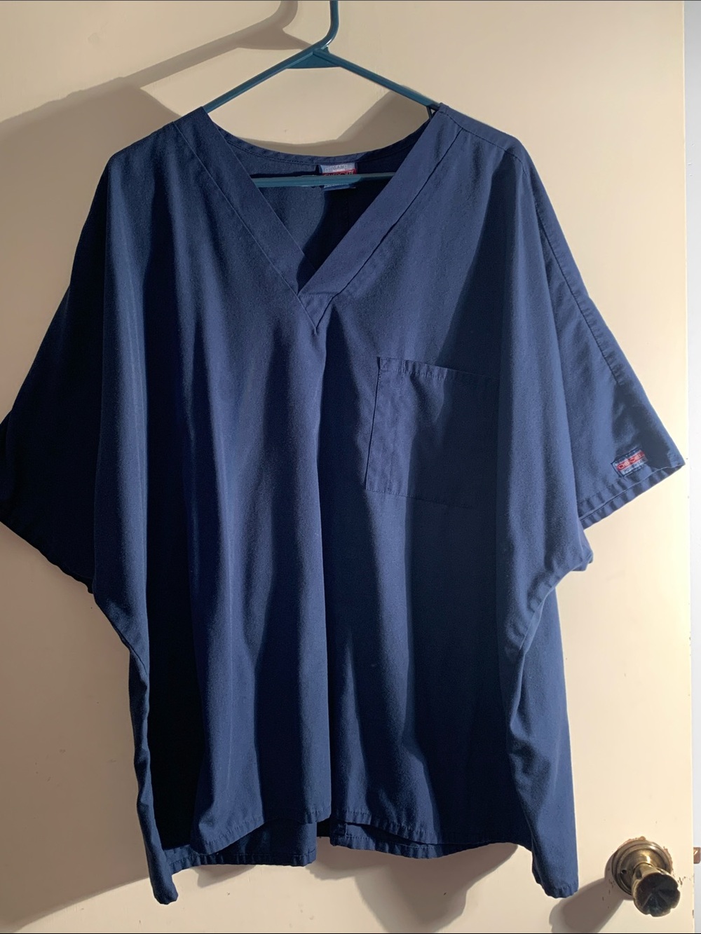 Cherokee Workwear Navy V-Neck Short Sleeve Scrub Top